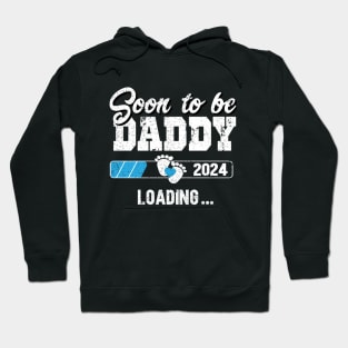 New annoucement for dad, daddy, papaa 2024, soon to bee daddy 2024 Hoodie